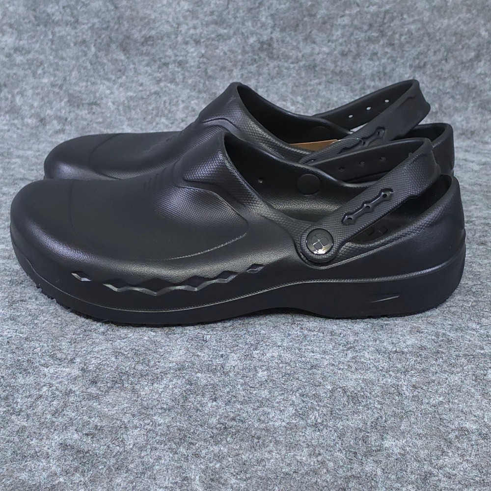 Shoes For Crews Zinc Black Slip Resistant Work Clogs Mens 9 Womens 11 60301 - Picture 5 of 7